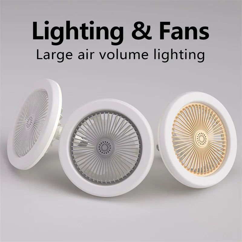 Socket Fan Light with Remote Control